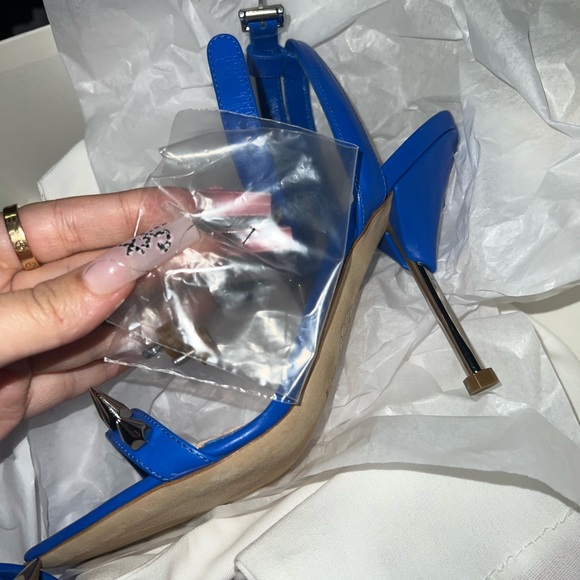 Blue alexander mcqueen heel with spikes - Picture 2 of 5
